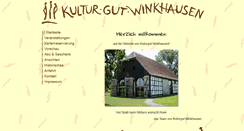 Desktop Screenshot of kulturgut-winkhausen.de